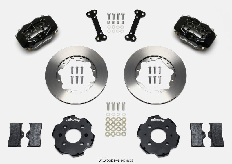 Wilwood [92-97 Civic] [93-97 Civic del Sol] [90-93 Integra] Forged Dynalite Front Brake Kit - 11.00-Inch Rotors - JDMuscleBrake Kitswil140-8695