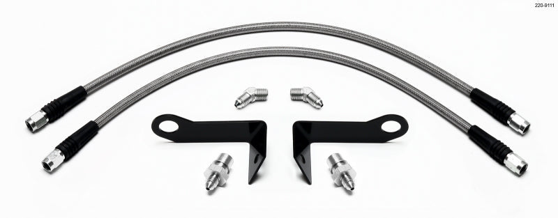 Wilwood Flexline Kit Front for 2005 - 2008 Ford Mustang with SL4 or SL6 Calipers | wil220 - 9111 - JDMuscleSPK140367