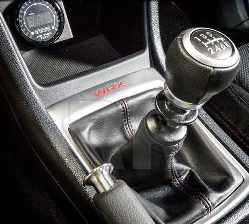 "WRX" Shifter Trim Logo Inlay fits 2015 - 2021 WRX - JDMuscleInterior - Vinyl15WRXMTSHFTRDRed