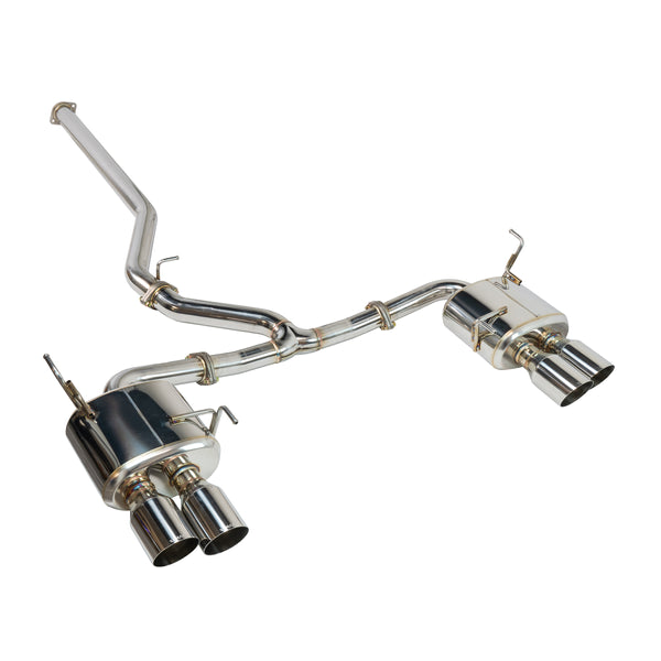Remark 22-24 WRX Sports Touring Cat-Back Exhaust Non-Resonated w/ Stainless Tip Cover | RK-C4076S-02