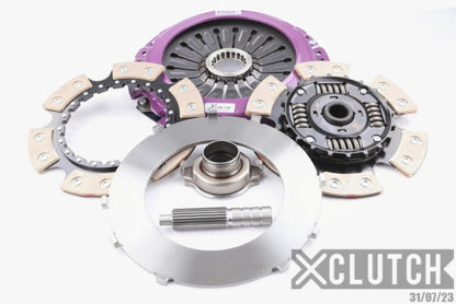 XClutch Subaru 9 - inch Twin Sprung Ceramic Multi - Disc Service Pack (Part Number: xclXMS - 230 - SU01 - 2B - XC) | xclXMS - 230 - SU01 - 2B - XC - JDMuscleSPK670801