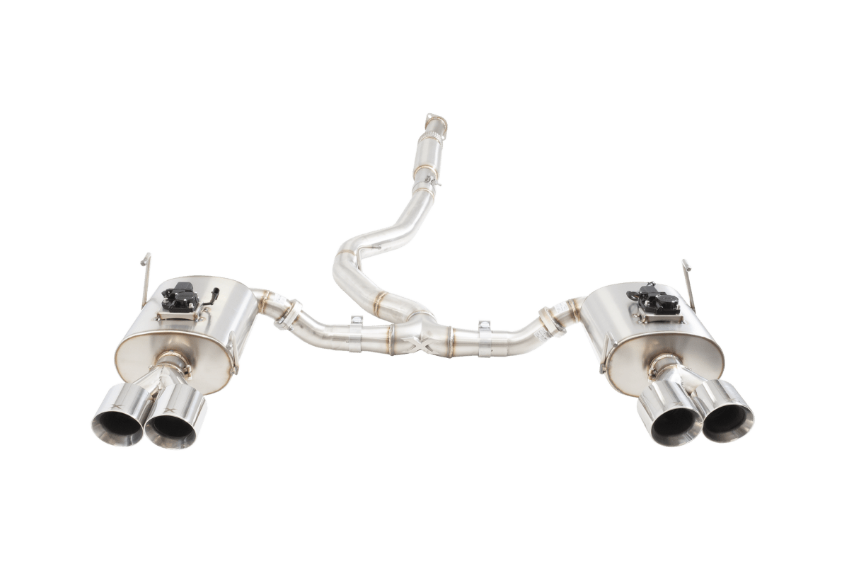 XForce [11 - 21 WRX/STI Sedan] Varex Valved Cat Back Exhaust System | ESSWRX14VKCS - JDMuscleCat Back Exhaust SystemESSWRX14VKCS