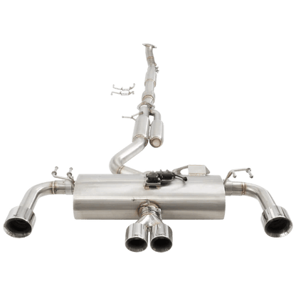 XForce [23 - 24 GR Corolla Manual Transmission Only] Varex Valved Cat Back Exhaust System - JDMuscleCat Back Exhaust SystemESTCG23VKCS