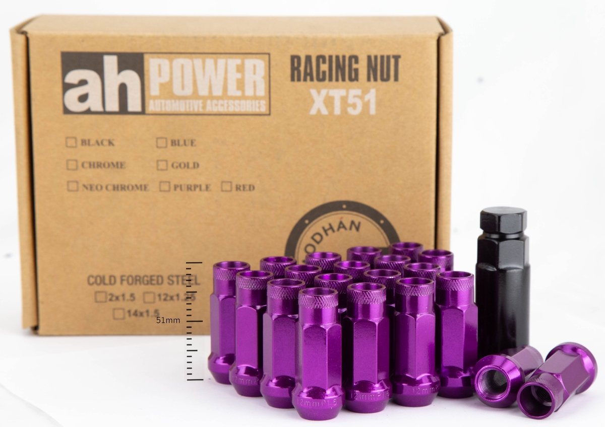 XT51 - JDMuscleLug NutsAHLNXT5112125PP12x1.25Purple