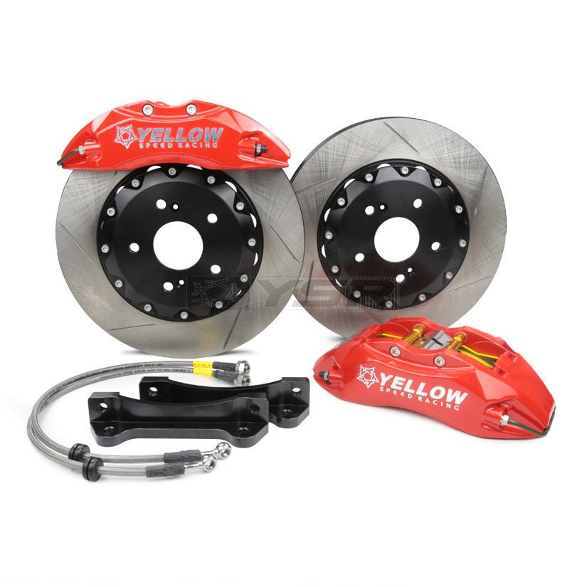 Yellow Speed Racing Front 6 Piston Ultra Big Brake Kit - Honda S2000 2000 - 2003 (AP1) - JDMuscleBig Brake KitYS02-HD-02A-020304mm x 26mmYSCPF6a