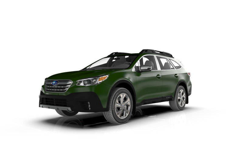 Rally Armor UR White Mud Flap w/ Black Logo Subaru Outback 2020-2022 | MF66-UR-WH/BLK