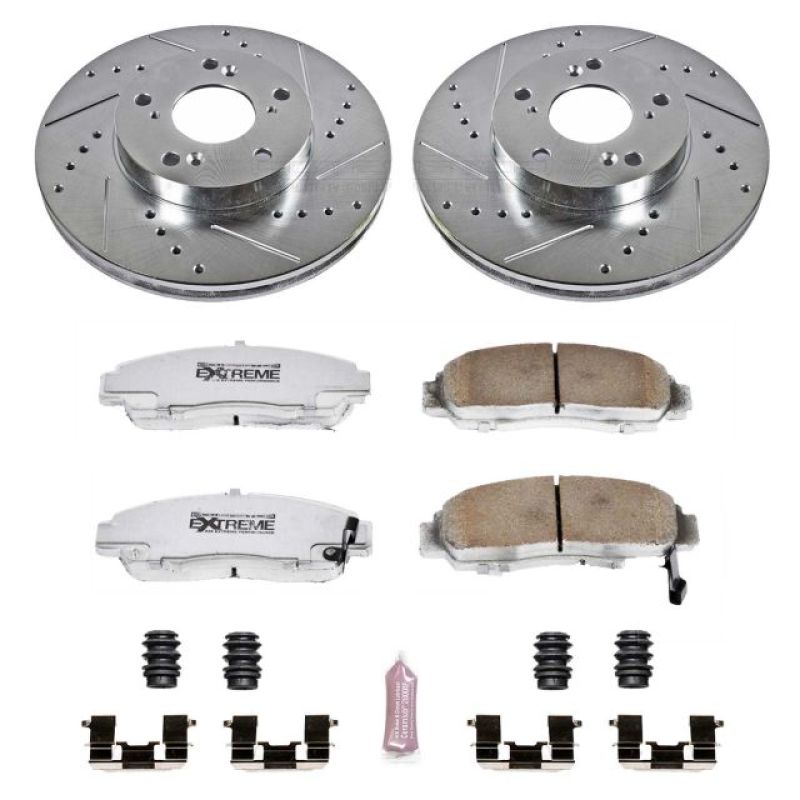 Power Stop Front Z26 Street Warrior Brake Kit Honda Accord 2003-2007 / Civic 2006-2011 | K2558-26