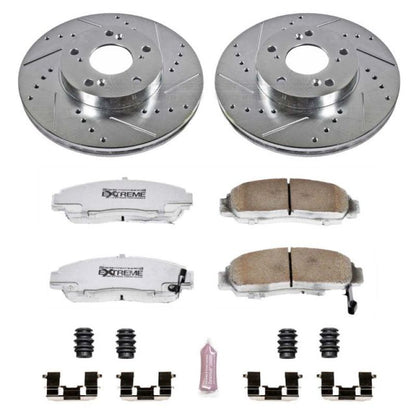 Power Stop Front Z26 Street Warrior Brake Kit Honda Accord 2003-2007 / Civic 2006-2011 | K2558-26