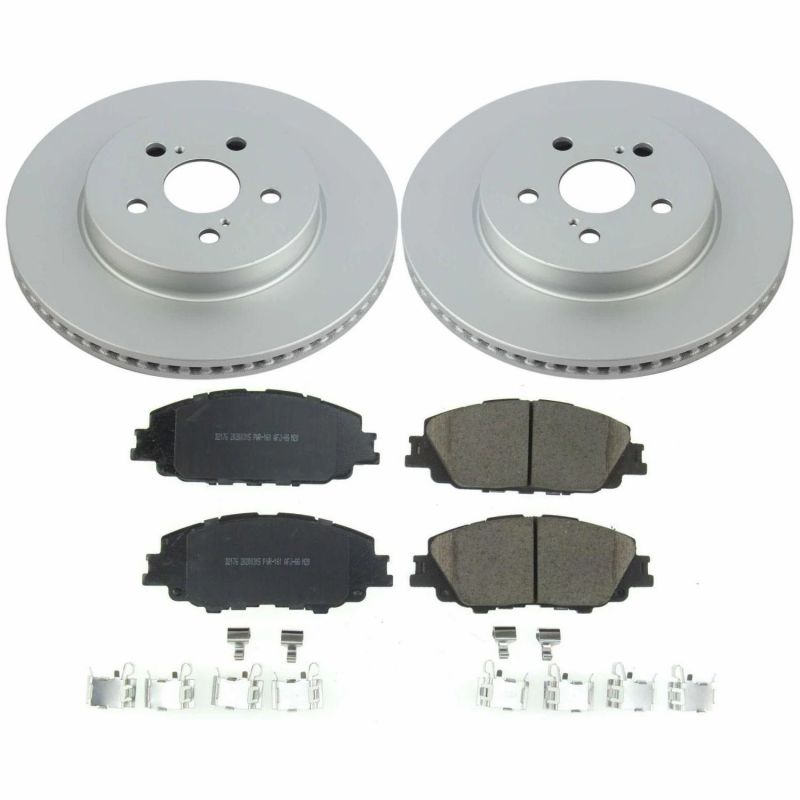 Power Stop Front Z17 Evolution Geomet Coated Brake Kit Toyota Corolla 2019-21 | CRK8328