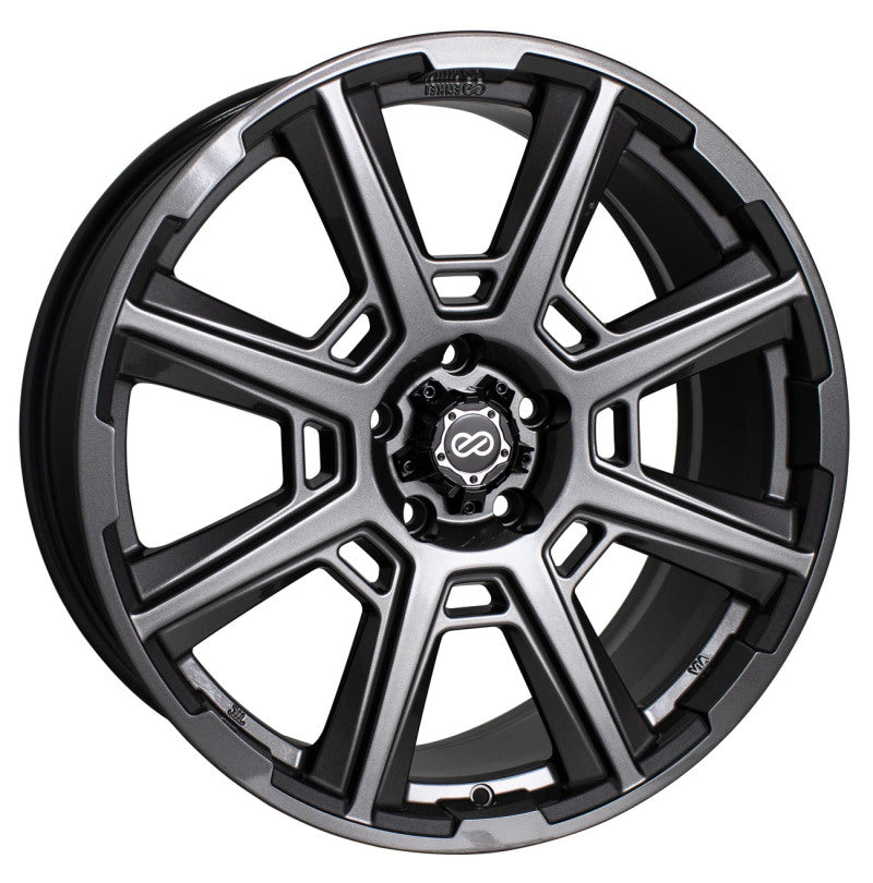 Enkei Storm 17x7.5 45mm Offset 5x114.3 72.6mm Bore Anthracite Wheel