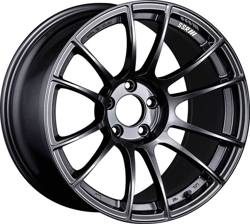 SSR GTX04 18×10.5 5x114.3 15mm Offset Dark Gunmetal Wheel