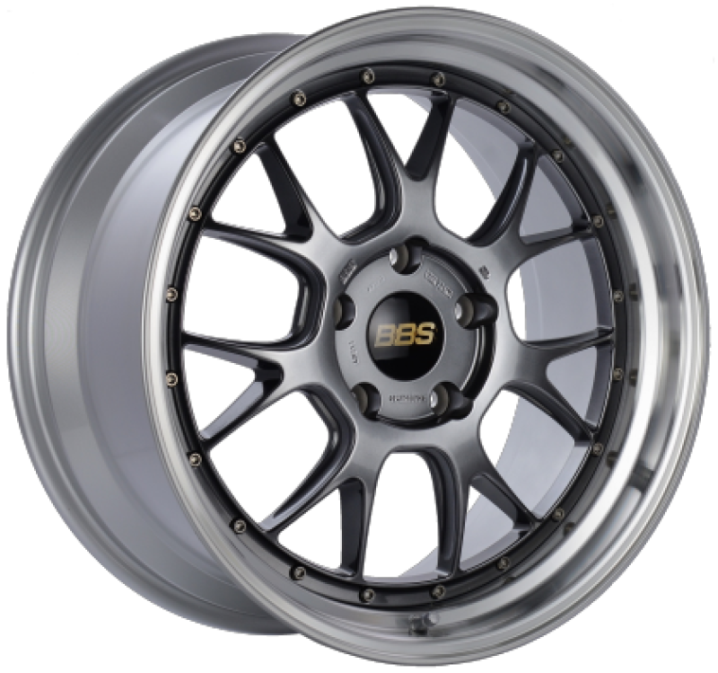 BBS LM-R 20x9 5x120 ET25 CB82 Diamond Black Center Diamond Cut Lip Wheel | LM336DBPK