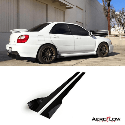 AeroFlowDynamics 02 - 07 WRX/STI Side Skirt Extension V2