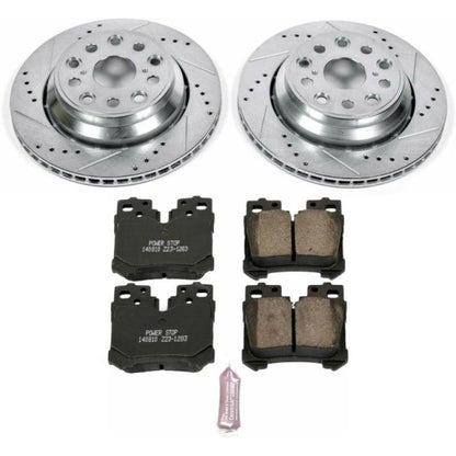 Power Stop Rear Z23 Evolution Sport Brake Kit Lexus LS460 2010-2017 | K5840