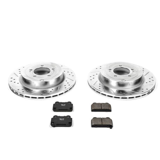 Power Stop Rear Z23 Evolution Sport Brake Kit Mitsubishi Lancer 2008-2015 | K4741