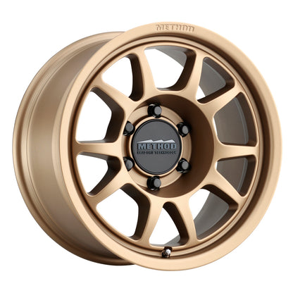 Method MR702 17x8.5 0mm Offset 6x120 67mm CB Method Bronze Wheel