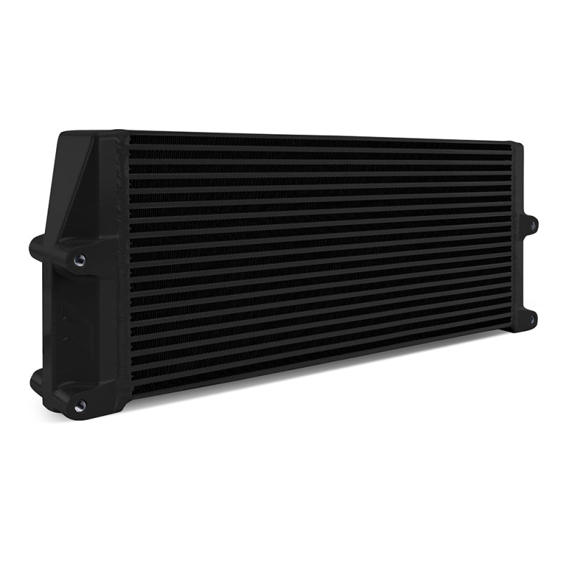 Mishimoto Heavy-Duty Oil Cooler 17" Same-Side Outlets Black Universal | MMOC-SSO-17BK