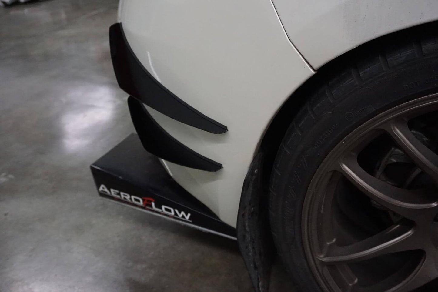 AeroFlowDynamics 11-14  WRX/STI Rear Bumper Canards V1 (Hatchback Only)