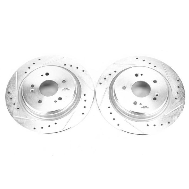 Power Stop Rear Evolution Drilled & Slotted Rotors Pair Acura TLX 15-2019 | JBR1721XPR