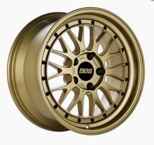 BBS LM 19x8.5 5x112 ET48 Gold Anniversary Edition Wheel -82mm PFS/Clip Required | LM249GL-GL