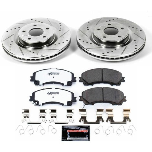 Power Stop Front Z26 Street Warrior Brake Kit  Infiniti Q50 2014-21 / Q60 2014-21 | K6944-26