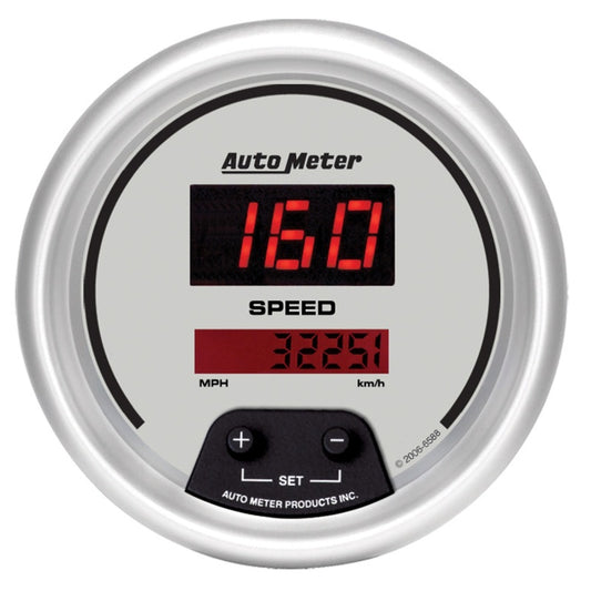 Autometer Ultra-Lite 3 3/8in 160 MPH Digital Speedometer Gauge Universal | 6588