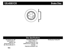 StopTech 03-11 Acura TL / Honda Element Right Rear Sportstop Cryo Sport Drilled Rotor