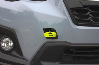 Perrin 22-24 WRX / 18-21 Crosstrek / 14-22 Forester Front Tow Hook Neon Yellow | PSP-BDY-237NY