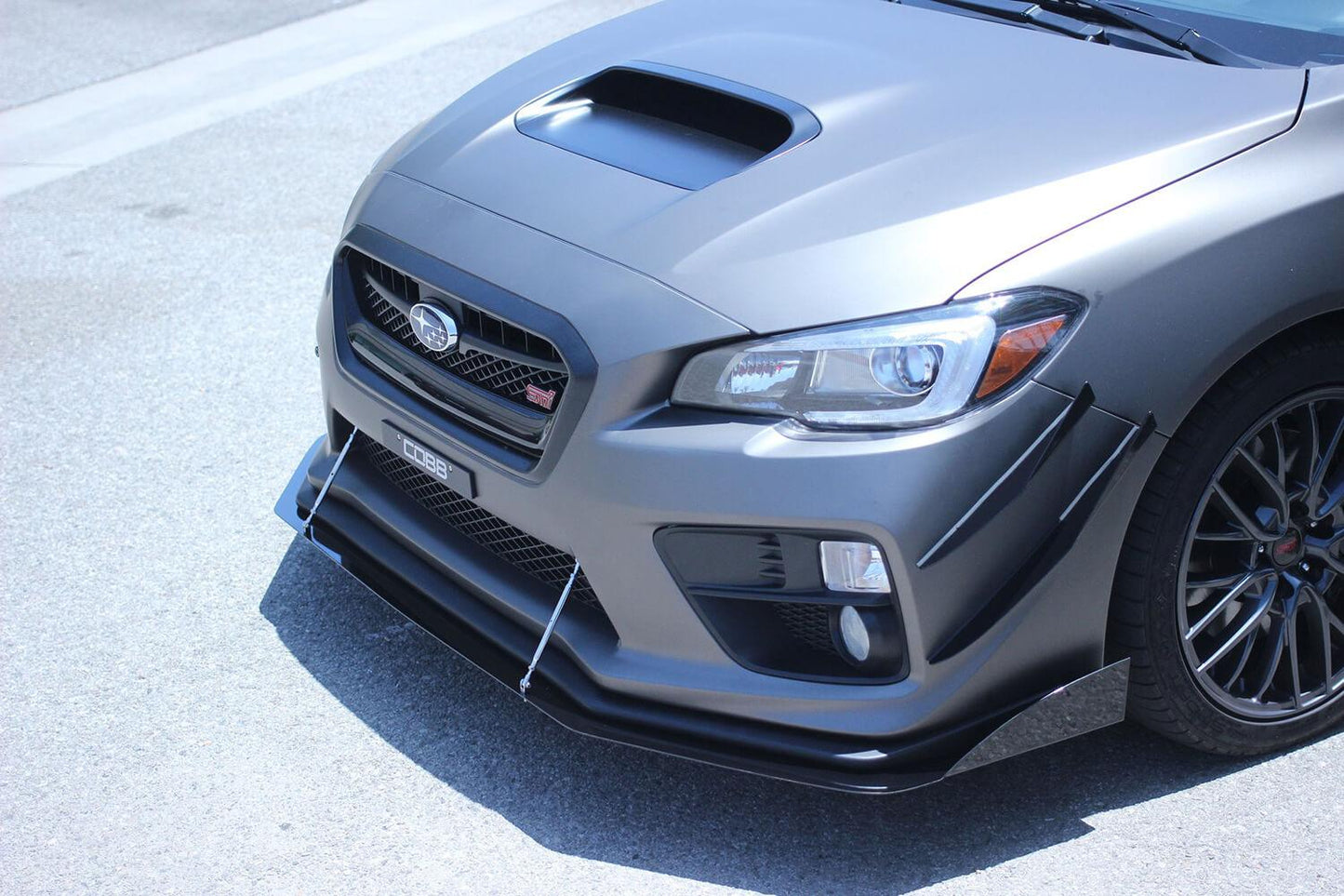 AeroFlowDynamics 15-21 Subaru WRX/STI Front Splitter V2