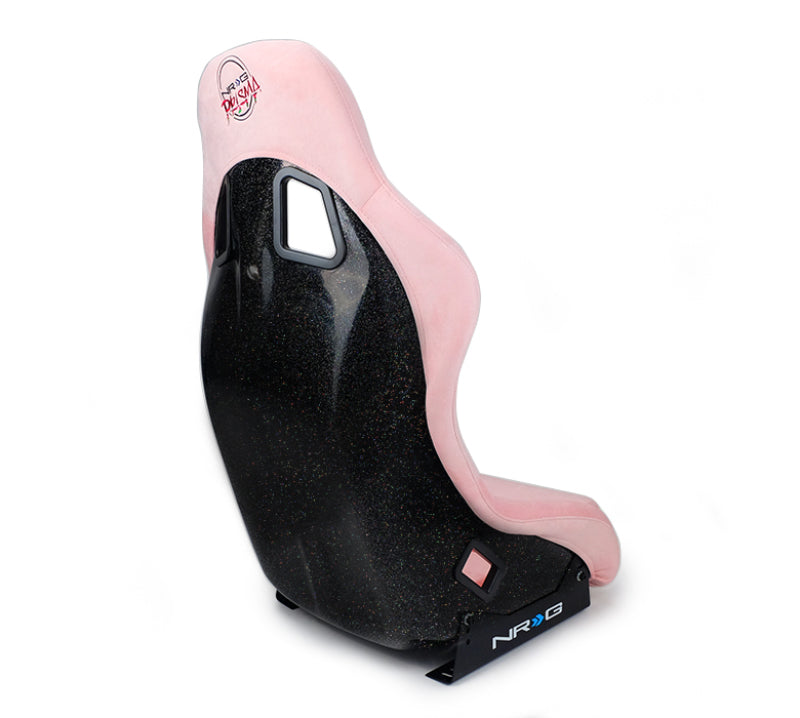 NRG FRP Bucket Seat Prisma Edition w/ Pearlized Back and Pink