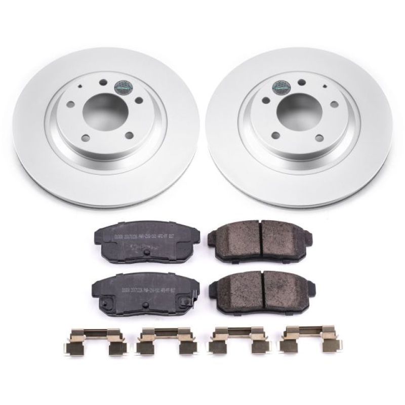 Power Stop Rear Z17 Evolution Geomet Coated Brake Kit Mazda RX-8 2004-2011 | CRK3146