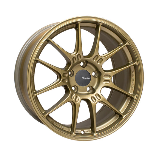 Enkei GTC02 18x9.5 5x114.3 40mm Offset 75mm Bore Titanium Gold Wheel