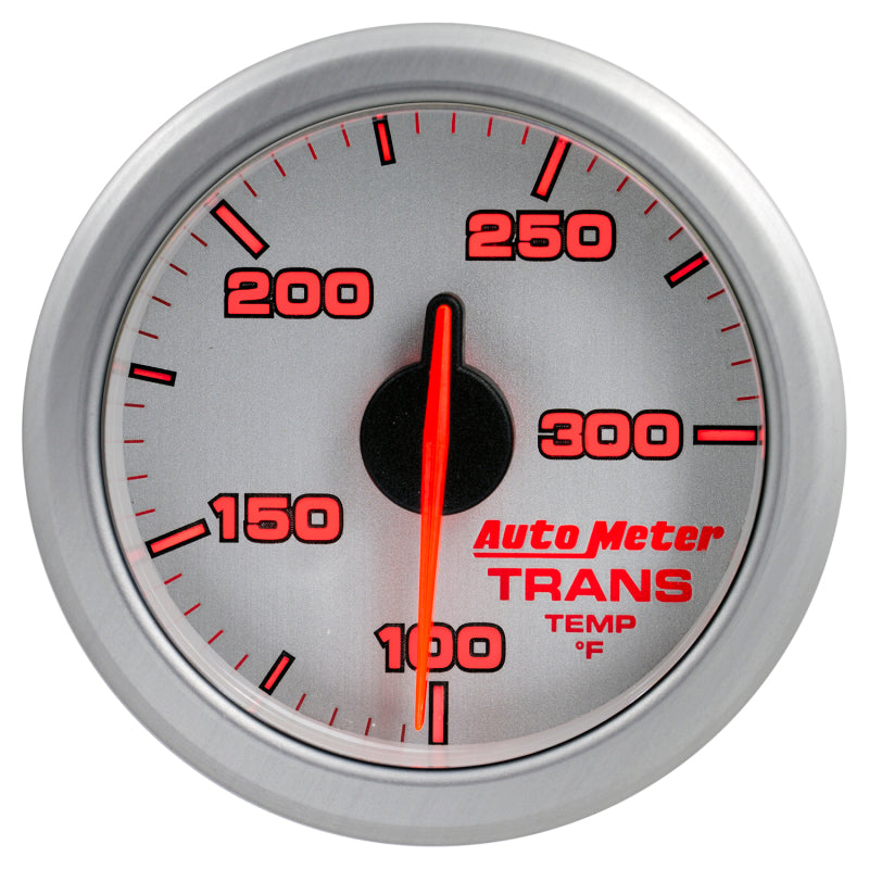 Autometer Airdrive 2-1/6in Trans Temperature Gauge 100-300 Degrees F Silver Universal | 9157-UL