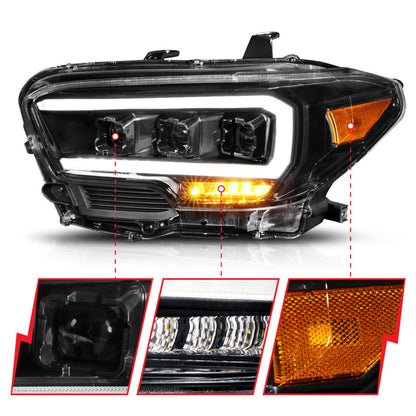 ANZO TRD LED Projector Headlights Toyota Tacoma 2016-2017 | 111500