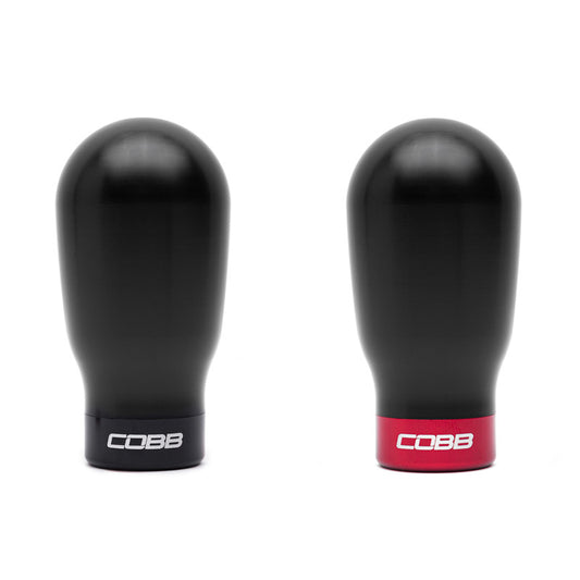 COBB Weighted Tall Shift Knob Black w/ Interchangeable Base 6 Speed Subaru Models | 213370-BK