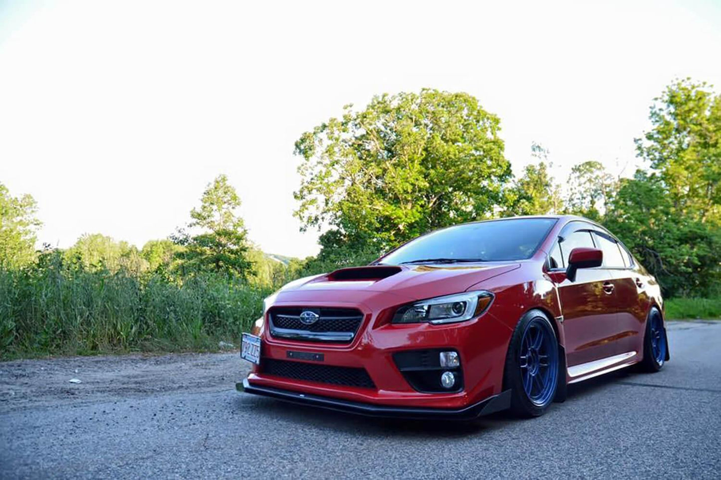 AeroFlowDynamics 15-21 Subaru WRX/STI Front Splitter V2