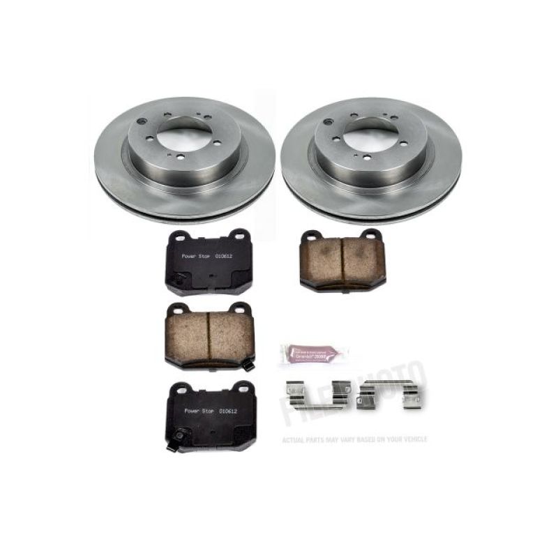 Power Stop Rear Autospecialty Brake Kit Mitsubishi Lancer 2003-2006 | K107-26