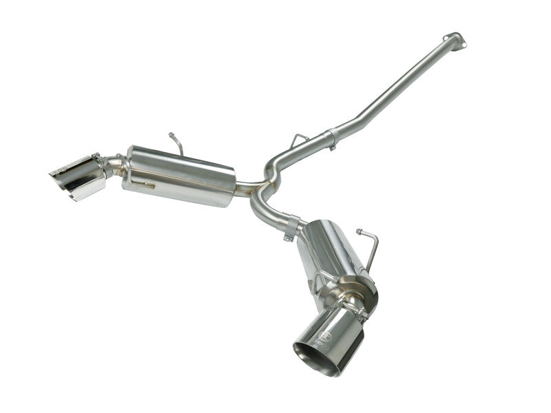 aFe 17-20 BRZ/FRS/86 Takeda 2.5in 304 Stainless Steel Cat-Back Exhaust | 49-36023-1P