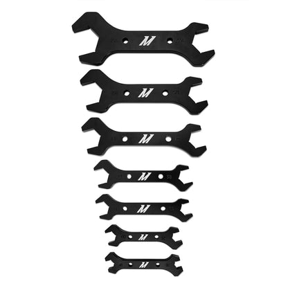 Mishimoto Wrench Set 7pc. -AN3 to -AN20 Black Anodized Universal | MMTL-ANSET-7D