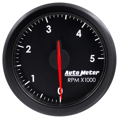 Autometer Airdrive 2-1/6in Tachometer Gauge 0-5K RPM Black Universal | 9198-T