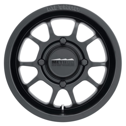 Method MR409 14x7 5+2/+38mm Offset 4x156 132mm CB Matte Black Wheel