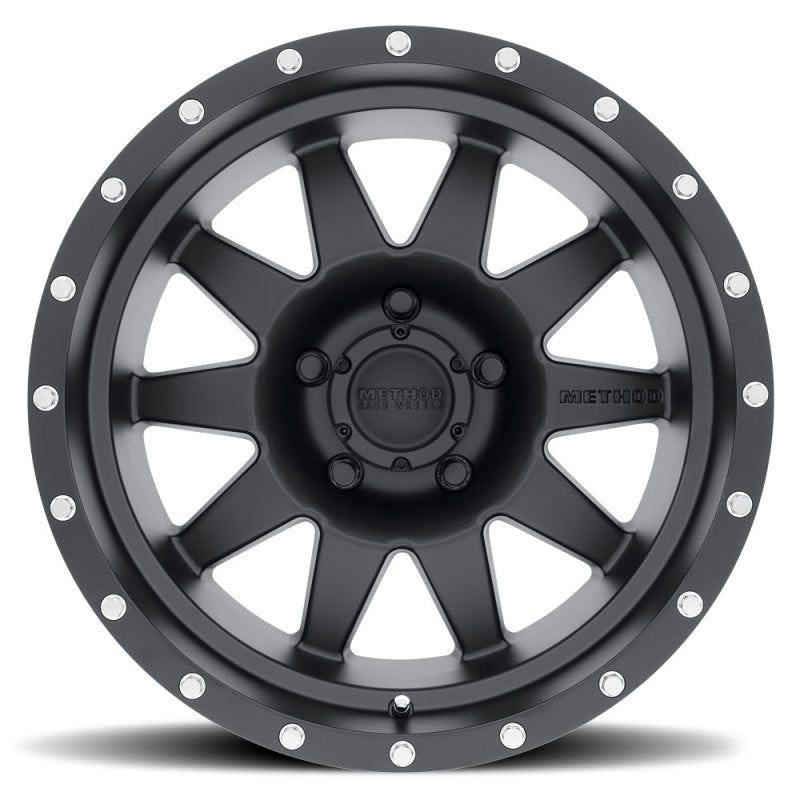 Method MR301 The Standard 20x10 -18mm Offset 5x5 94mm CB Matte Black Wheel