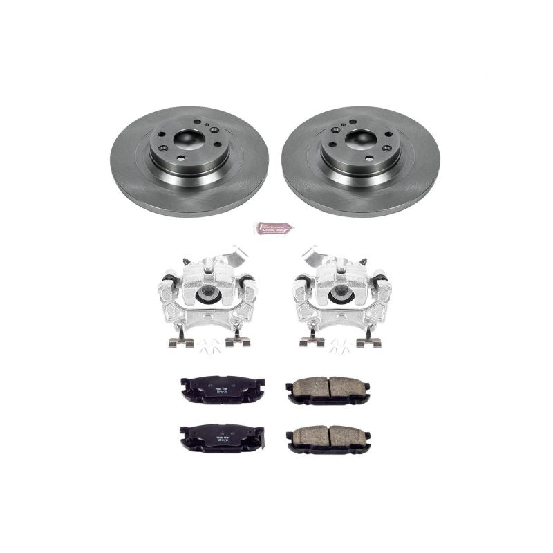 Power Stop Rear Autospecialty Brake Kit w/ Calipers Mazda Miata 2001-2005 | KCOE5267