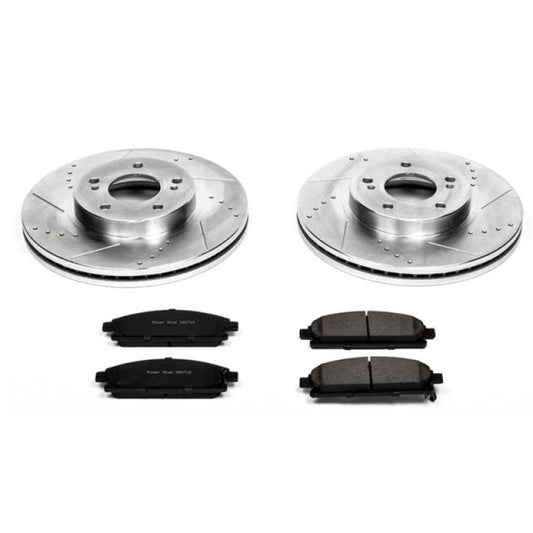 Power Stop Front Z23 Evolution Sport Brake Kit Infiniti Q45 1997-2001 | K1179