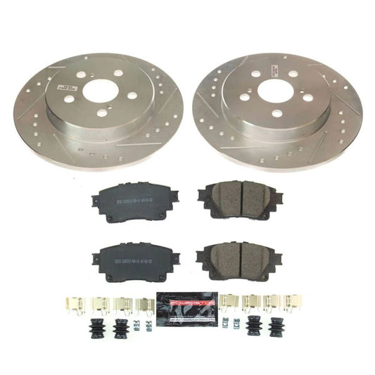 Power Stop Rear Z23 Evolution Sport Brake Kit Toyota Corolla 2019-21 | K8336