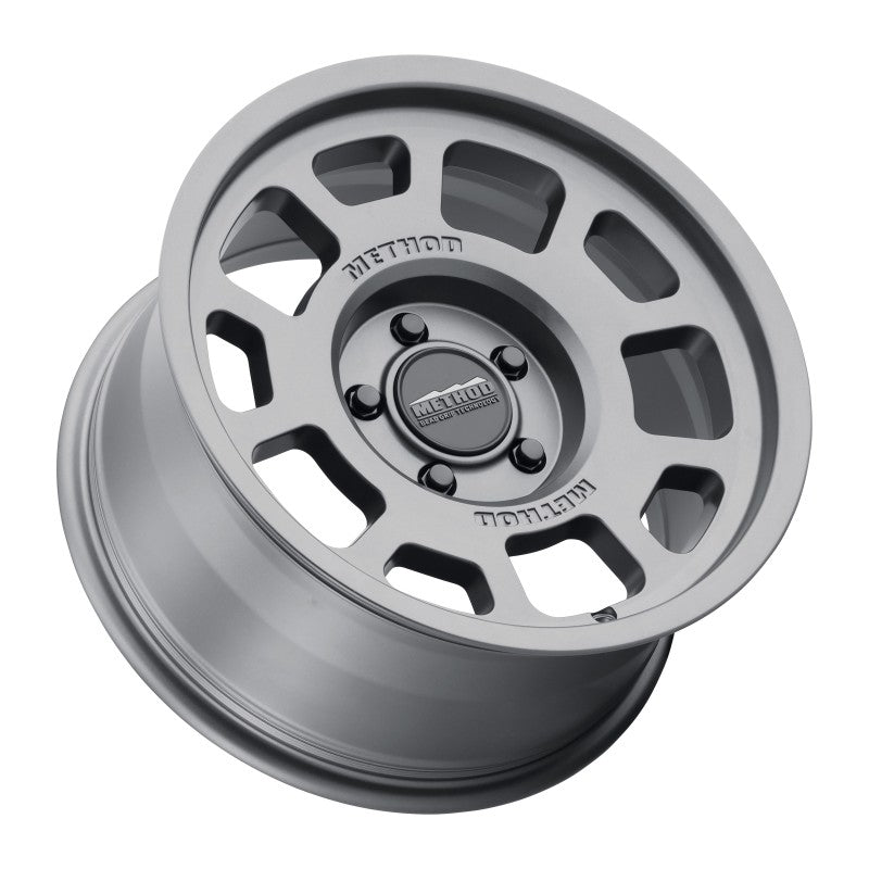 Method MR705 17x8.5 +25mm Offset 5x5 71.5mm CB Titanium Wheel | MR70578550825