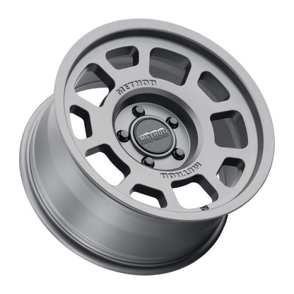 Method MR705 17x8.5 0mm Offset 5x5 71.5mm CB Titanium Wheel | MR70578550800