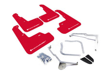 Rally Armor UR Red Mud Flap w/ White Logo WRX 15-21 / STI 15-21 | MF32-UR-RD/WH