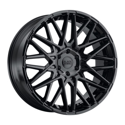 Black Rhino Morocco 22x10.0 5x114.3 ET30 CB 76.1 Gloss Black Wheel