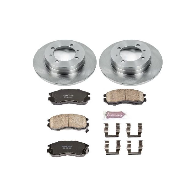 Power Stop Rear Autospecialty Brake Kit Mitsubishi Mirage 1992 | KOE4939